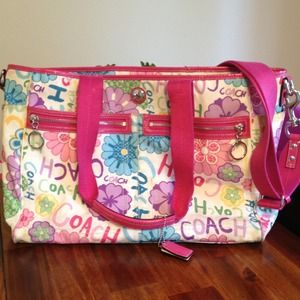 HOLD for Dorothykidd Coach Poppy Baby Bag