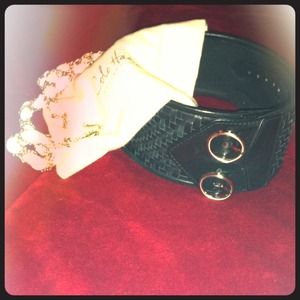 Cole Haan cross stitch leather belt, brand new.