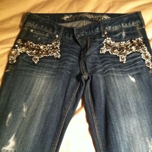 Express Skinny Bling jeans