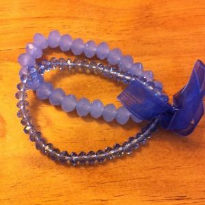 Blue bracelet set