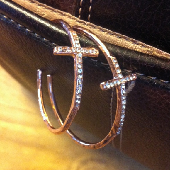 Cross earrings