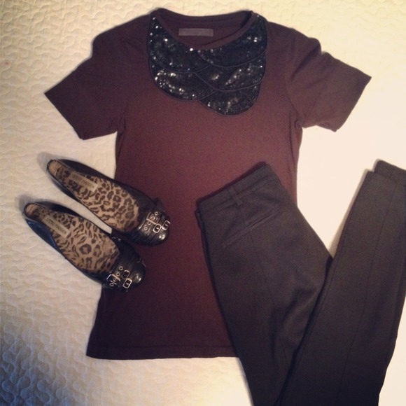 Zara Sequined Tee