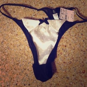 Fredrick's of Hollywood tuxedo G string