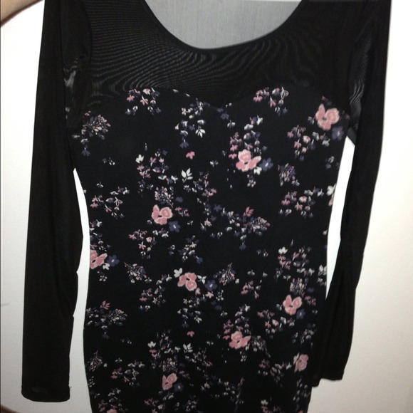 Above the knee floral dress