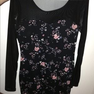 Above the knee floral dress