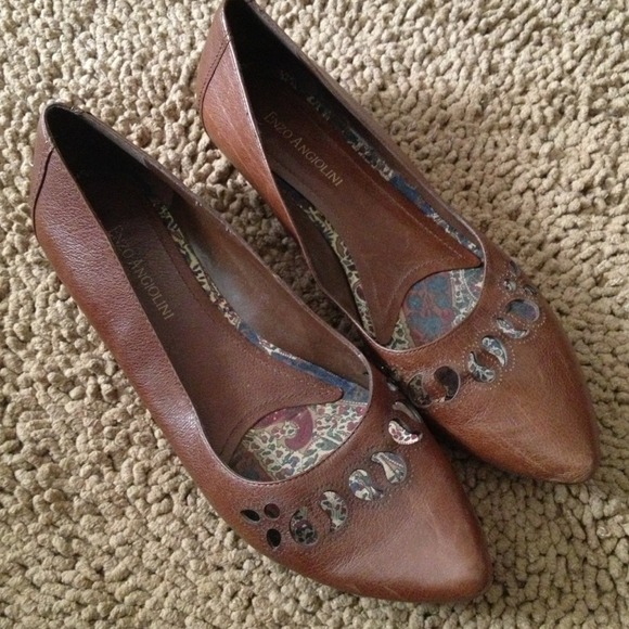 Enzo brown flats