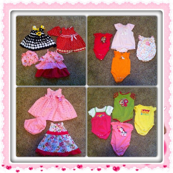 **Reserved**6/9 months girls summer clothing