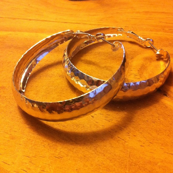 Silver earrings