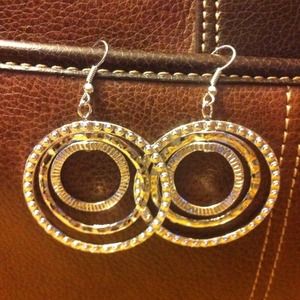 Silver earrings