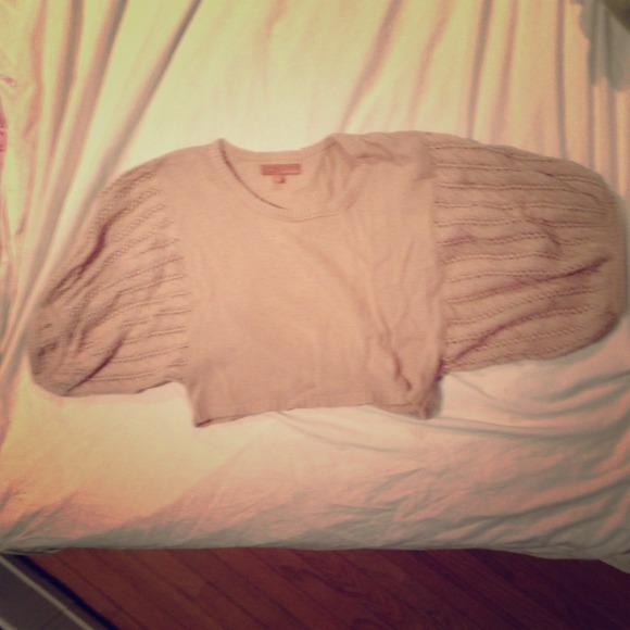 Cropped Kaisely mauve sweater