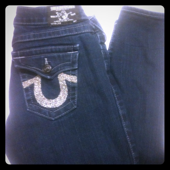 True religion jeans sparkly(: