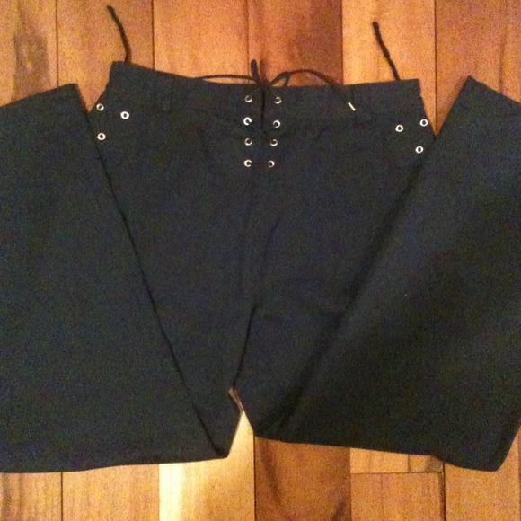 Navy Blue Ralph Lauren Pants Petite.