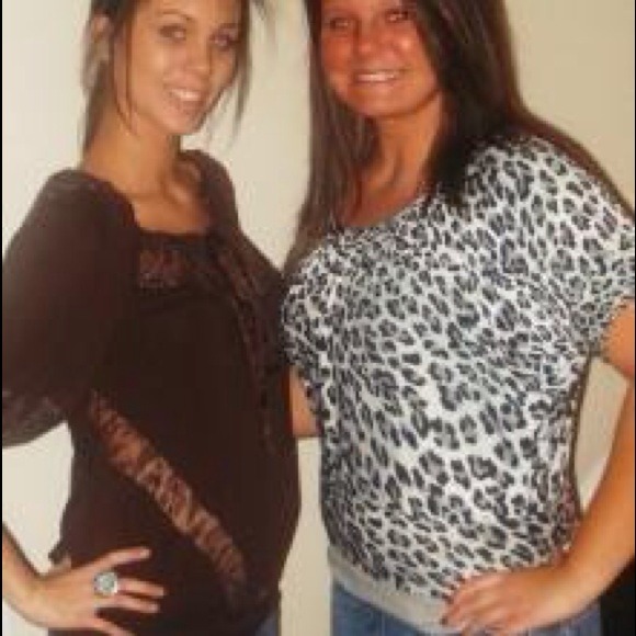 REDUCED! Brown Bebe shirt - Picture 2 of 2