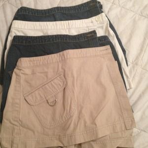 4 Jean Skorts /4Shorts/2 sandalsJUMBO BUNDLE :)