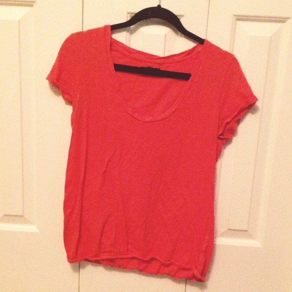American Eagle Outfitters Coral Top