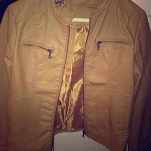Bundle Motor style jacket and green silk shirt