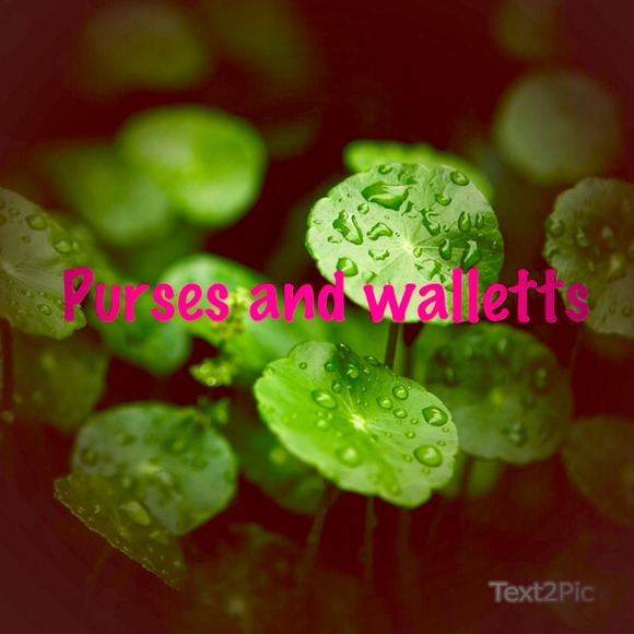 Purses and walletts