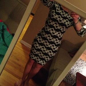 🌟REDUCED🌟Geometric Fitted Dress