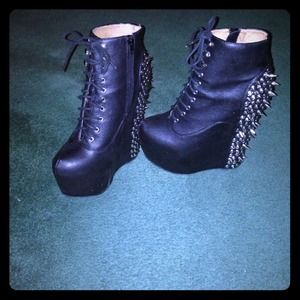 Jeffery Campbell Damsel spike booties