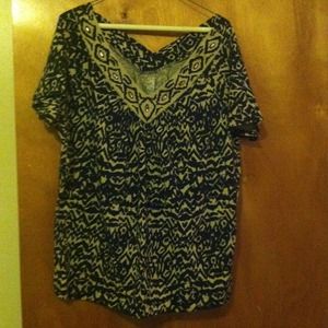 Animal print lane Bryant blouse size 18/20