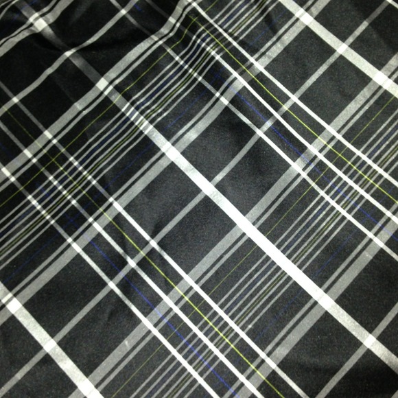 Fossil Plaid Silk Empire Waist Dress - Picture 3 of 3