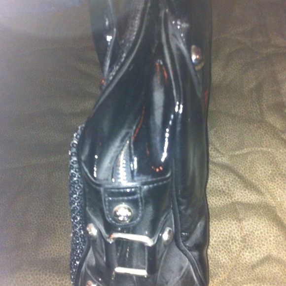 Black sequin authentic Ed Hardy bag ! Never used. - Picture 4 of 4