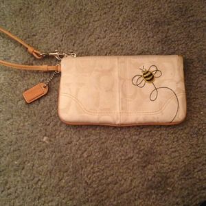 Authentic coach wristlet
