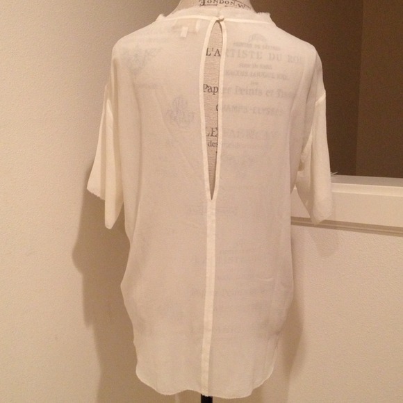 NWOT Le Fou by Wilfred Silk Top - Picture 3 of 4
