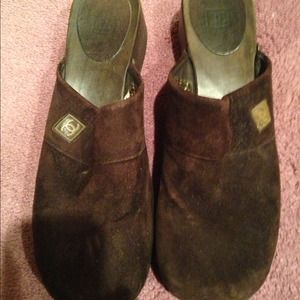 Authentic Chanel mules.