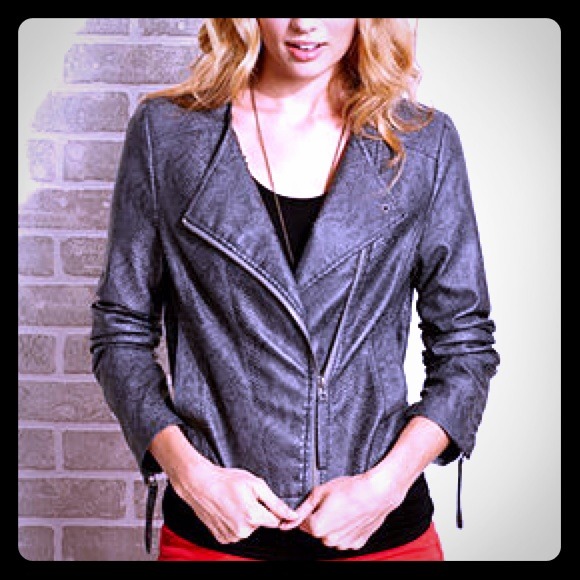 **REDUCED**Moto Jacket - Snake Print