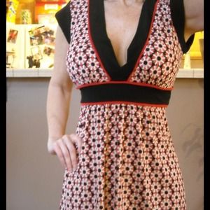 Cute print top - lower price!