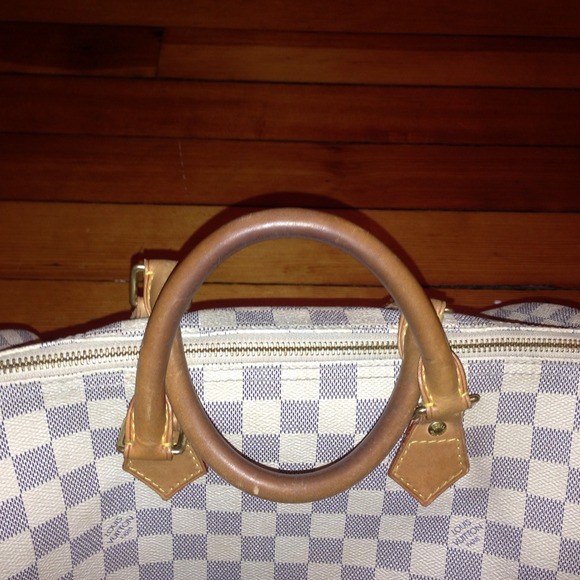 SOLD Authentic Louis Vuitton damier azur speedy - Picture 2 of 4