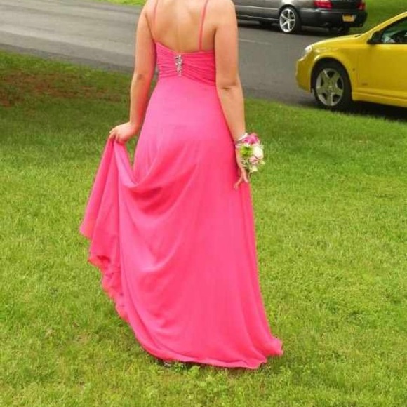 Pink prom dress