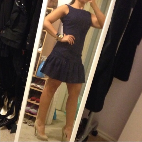 BB Dakoda purple wool dress - Picture 2 of 4