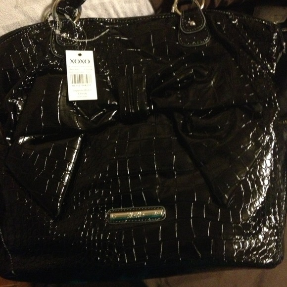 XOXO BowTie Double Handle Purse