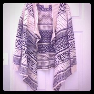 Brand new Aztec print winter cardigan