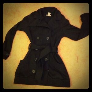 Lowered price!! Black peacoat