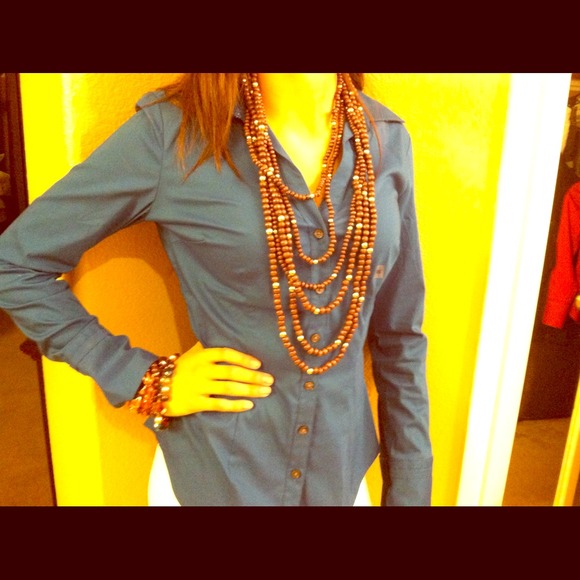 🌟SOLD🌟Dark Teal Business Top