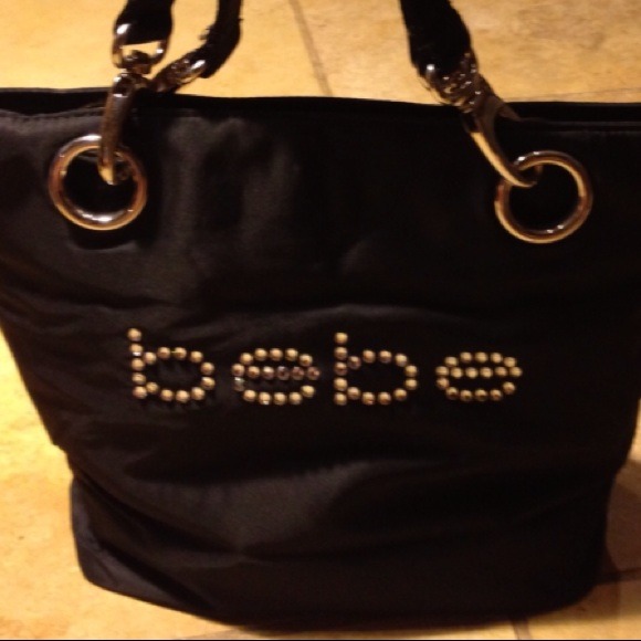SOLD-BEBE Logo Rhinestone Small Purse - Picture 4 of 4