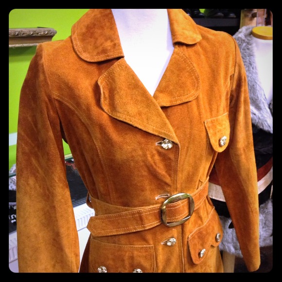 🎈SOLD🎈Vintage Suede Spy Jacket, Circa 1970's
