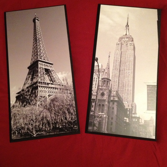 Black and white boarded pictures
