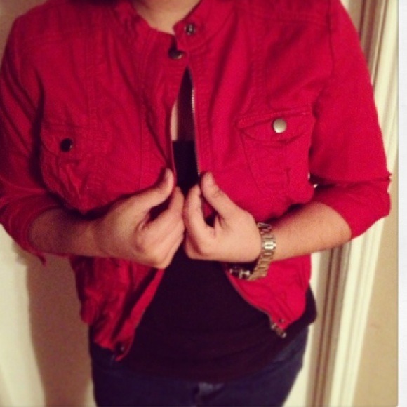 Red forever 21 jacket