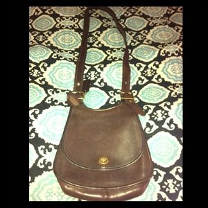 Vintage Coach Adjustable Cross Body Bag