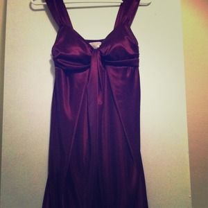 Deep purple classy dress