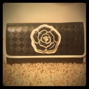 Beautiful black and white wallet