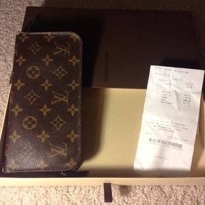 Authentic Louis Vuitton monogram wallet & MK watch