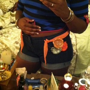 Higher waist shorts