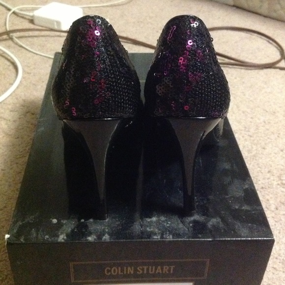 Brand new Colin Stuart .. Purple&black sequins - Picture 3 of 3