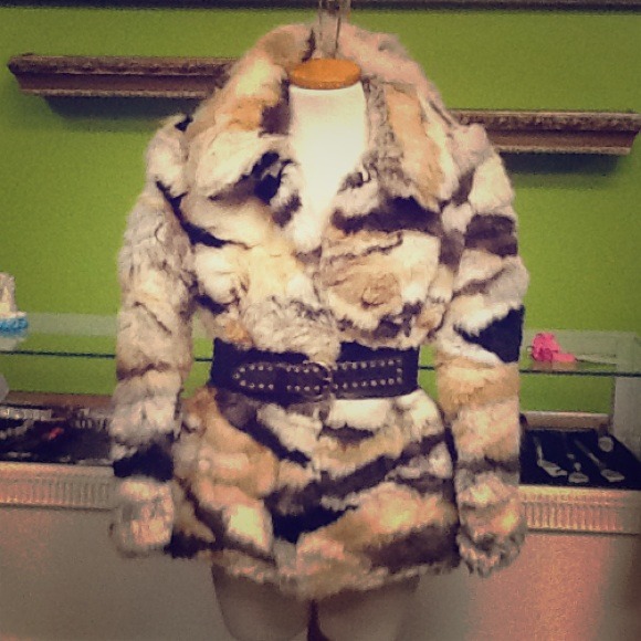 🎈SOLD🎈Gorgeous Vintage Rabbit Fur Coat, 70's