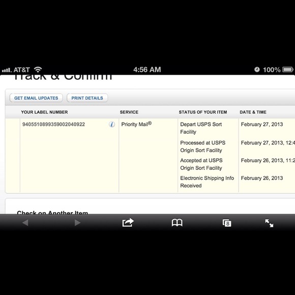 shipping info for @iyaya